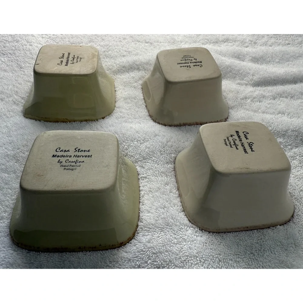 Casafina Casa Stone Madeira Harvest Square Ramekin 3.5